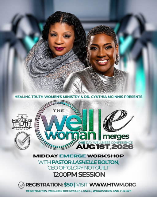 Midday Emerge Workshop flyer with Pastor LaShelle Bolton